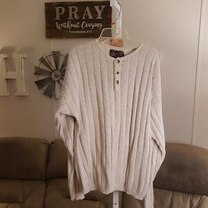 OCI Men's Cream Sweater L